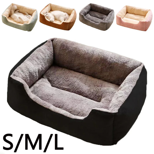 Orthopaedic Plush Pet Bed – Supportive & Cosy for Cats & Small Dogs