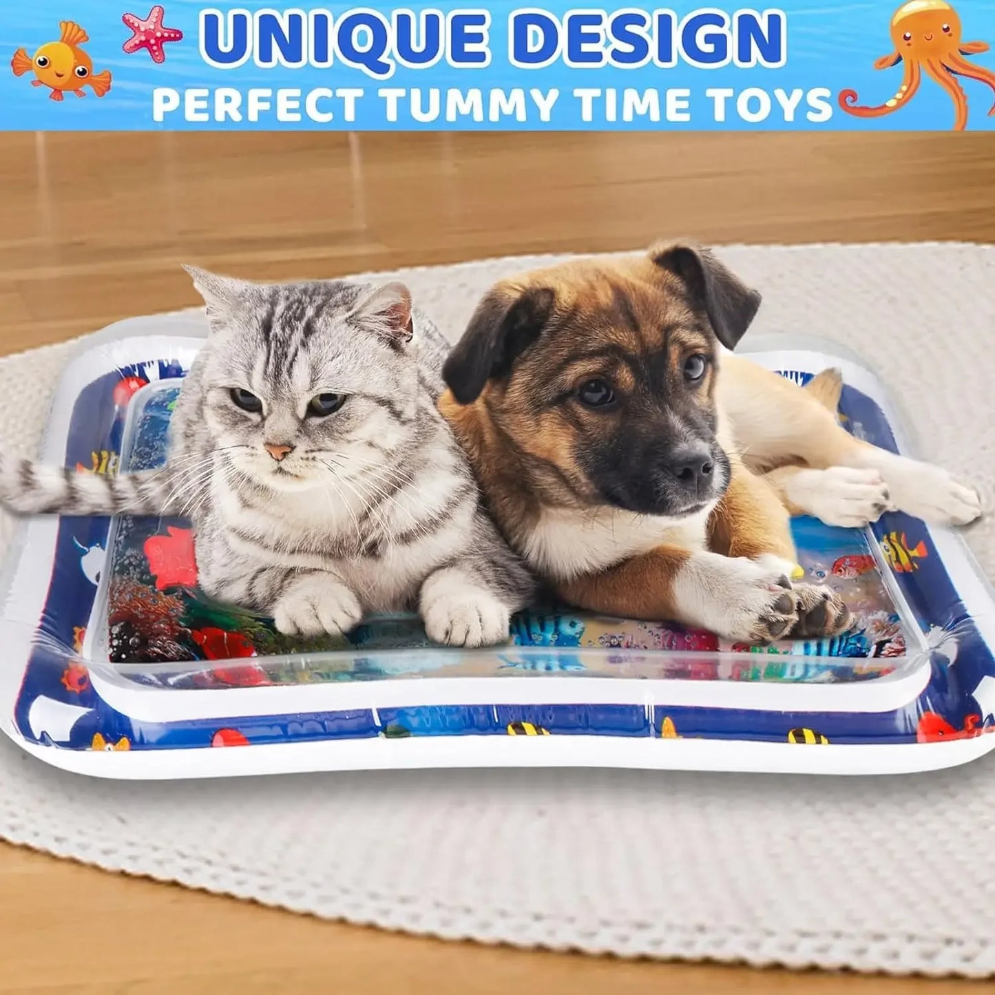 Water Sensory Play Mat for Cats & Dogs