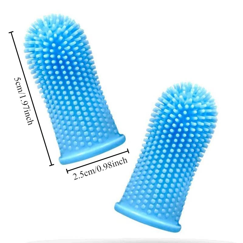 Soft Silicone Finger Toothbrush for Pet Dental Care