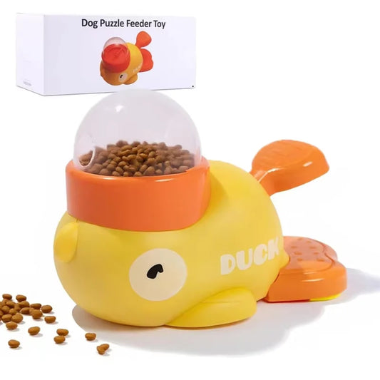 Duck Puzzle Feeder – Interactive Treat Dispenser for Dogs