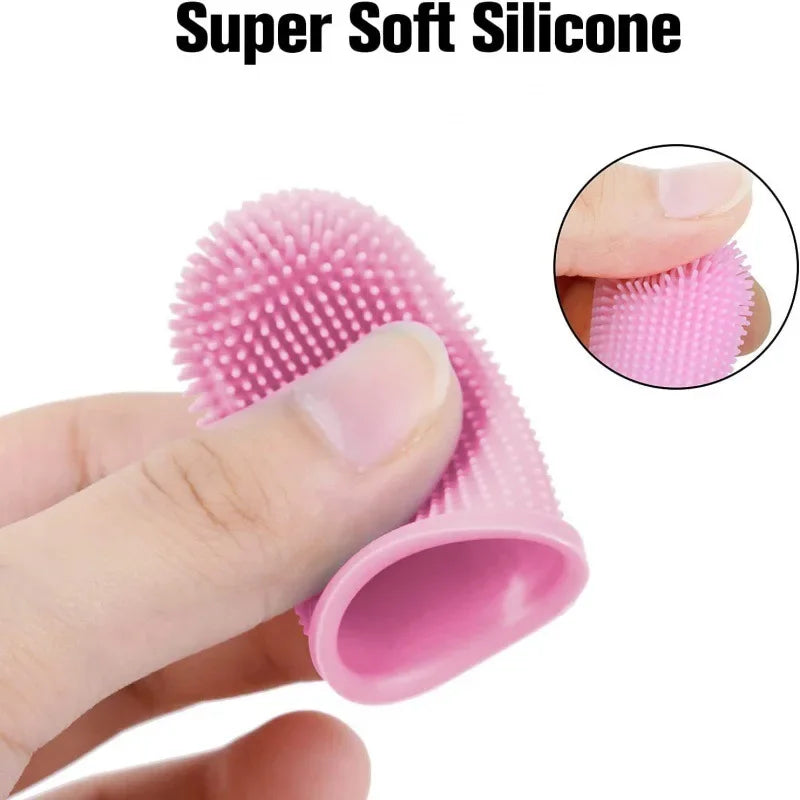 Soft Silicone Finger Toothbrush for Pet Dental Care
