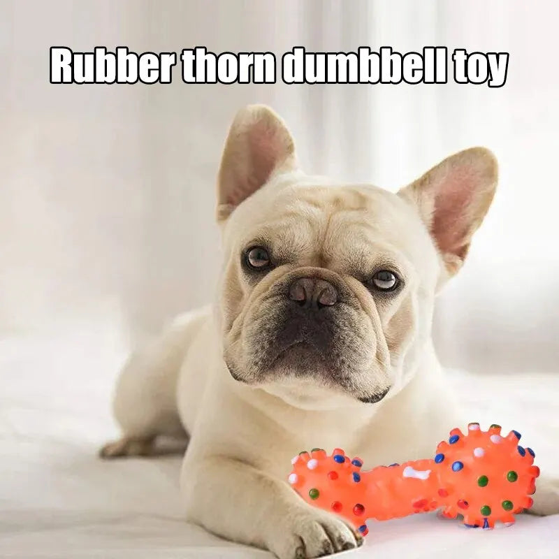 Natural Rubber Chew Toy for Dogs – Dental Cleaning & Bite-Resistant