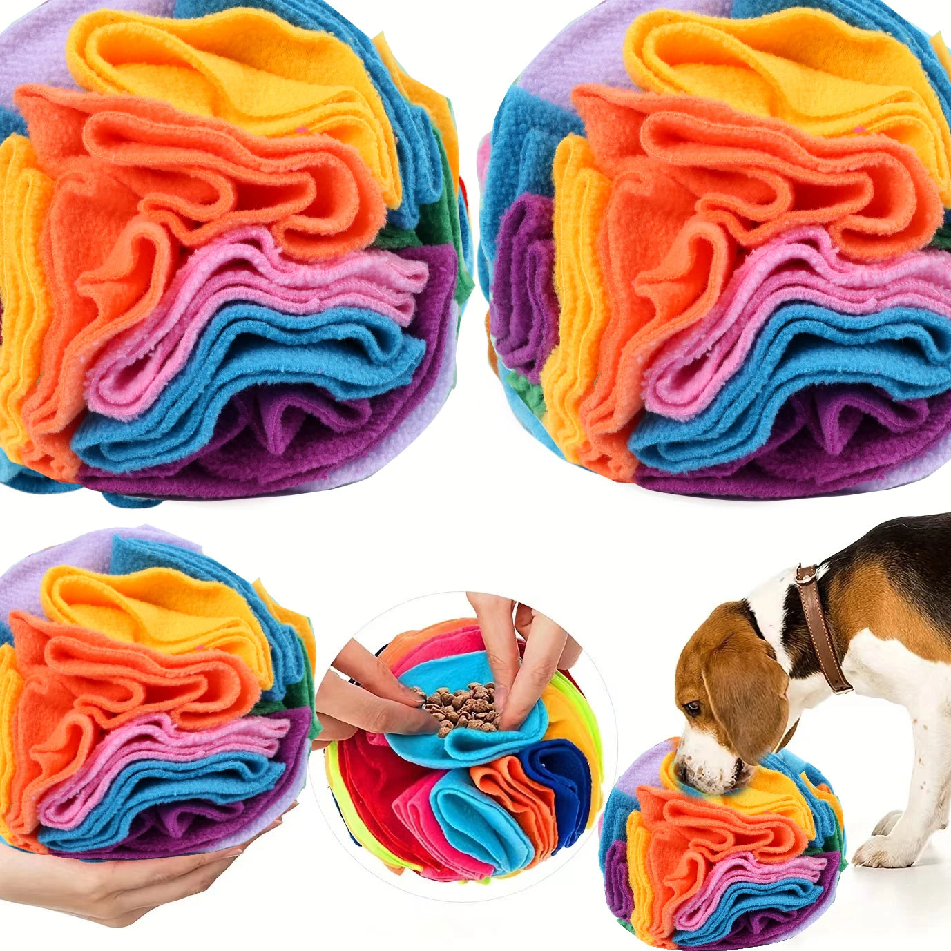 Interactive Snuffle Ball Toy for Dogs