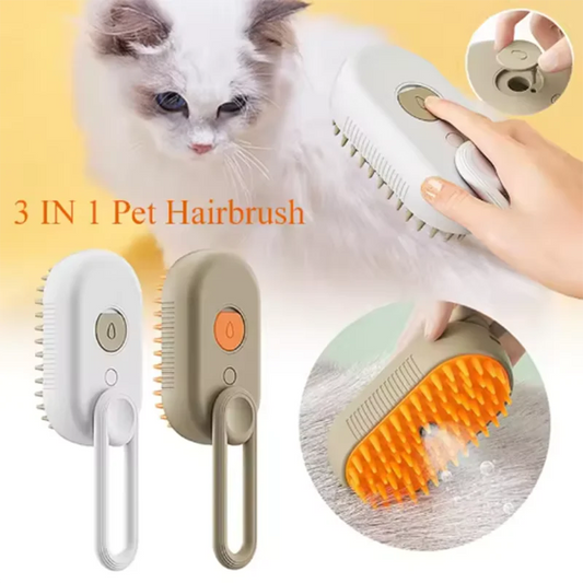 2-in-1 Pet Spray & Grooming Brush for Dogs & Cats